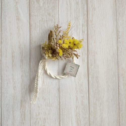 お正月2023 No.113 お正月飾り しめ飾り しめ縄飾り 正月リース ドライ