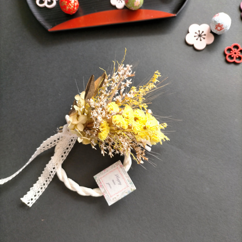 お正月2023 No.113 お正月飾り しめ飾り しめ縄飾り 正月リース ドライ