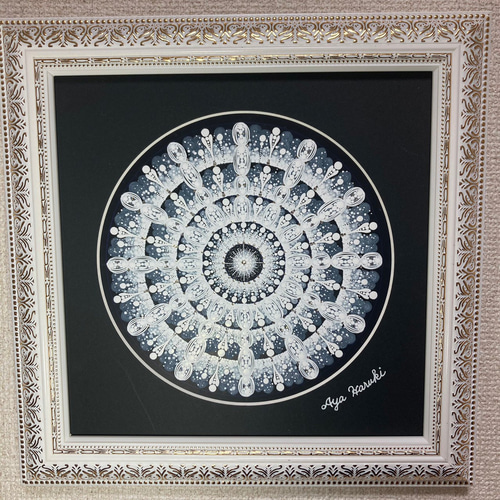 ☆セール価格6000円、タイトル「清花 きよか」曼荼羅、マンダラ、原画
