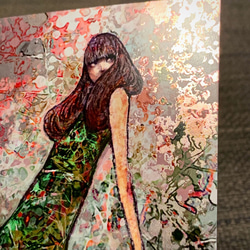 【箔押し版】『午前０時』ポストカード 2枚目の画像