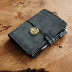 パスポートサイズ】ノートカバー カスタマイズOK 手帳カバー L. S.