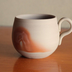 備前焼のもっと丸いコーヒーカップ（明るめ） マグカップ 備前焼 器