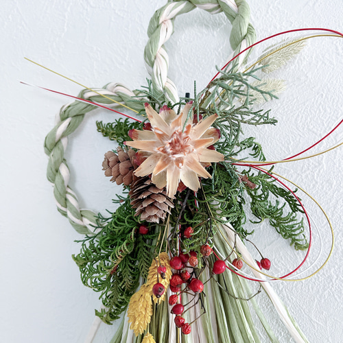 お正月飾り】しめ縄リース(大) しめ縄・しめ飾り Fig 通販 15028241