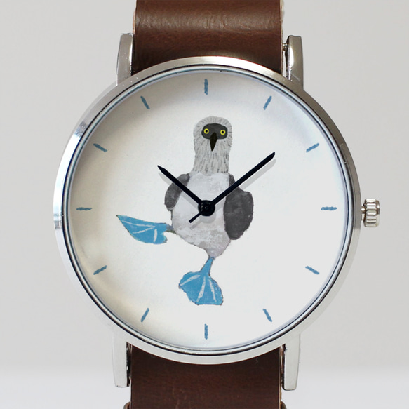 アオアシカツオドリの腕時計 2枚目の画像