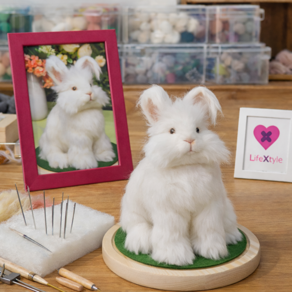 羊毛フェルト そっくり ウサギ オーダーメイド｜写真から作る ペットリアル ぬいぐるみ｜うさぎロス メモリアル レプリカ