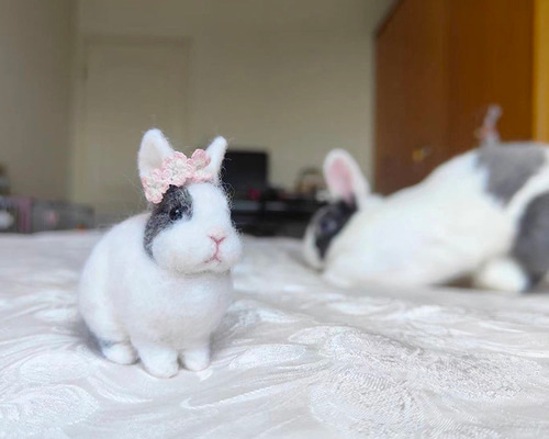 専用出品 うさぎ 全身 羊毛フェルト ハンドメイド オーダー