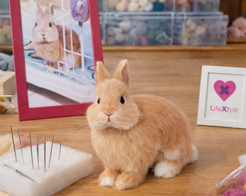羊毛フェルト そっくり ウサギ オーダーメイド｜写真から作る ペット