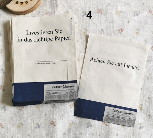 ドイツ/ ヴィンテージ老舗文具メーカーの平袋2枚 4枚目の画像