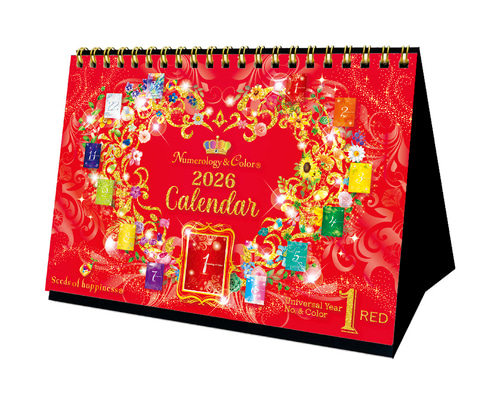 数秘＆カラー卓上カレンダー カレンダー andidesign 通販 15028521