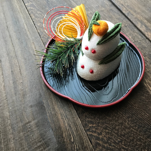 こぼれみかんの雪うさぎ お正月飾り 干支 鏡餅 送料無料 しめ縄