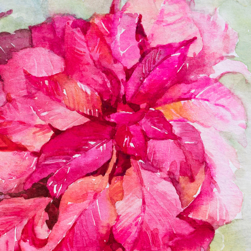 水彩原画 額縁付き【艶やかな秋】 一点物 特典付き 絵画 jacc_net 通販