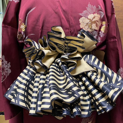 兵児帯(大人用) 黒ベージュ桜 楽天市場】兵児帯 大人（素材（生地・毛糸）ナイロン）（帯