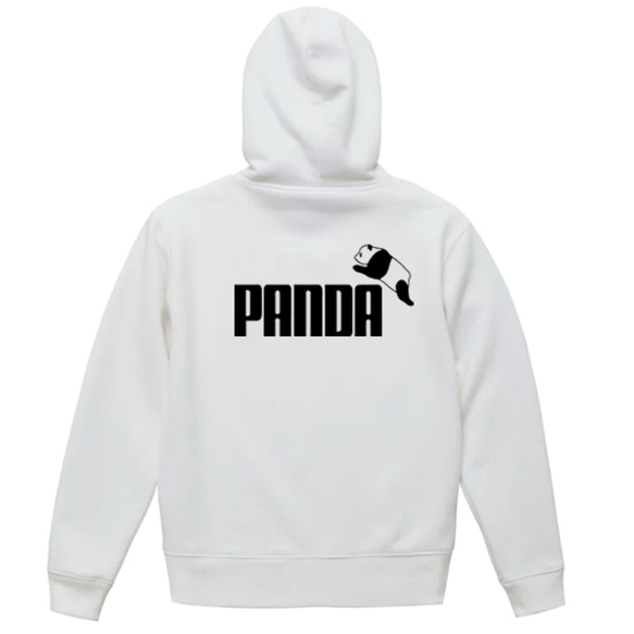 M～2XLパロディ/8.4ozZIP】パンダパーダジップアップパーカー面白い