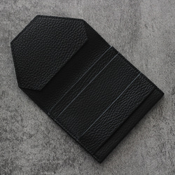 small wallet 【シボ革/ブラック】 2枚目の画像
