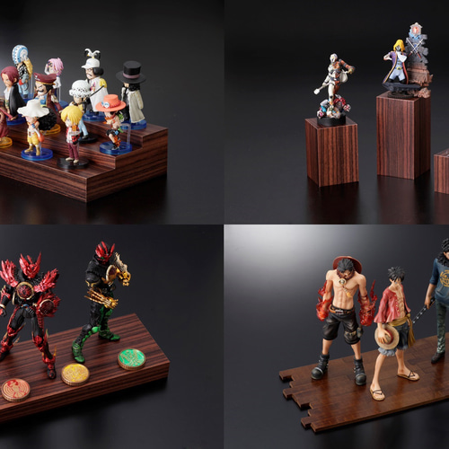 飾り台セット Amazon.co.jp: TOYMYTOY フィギュア スタンド プラモデル 台座 木製