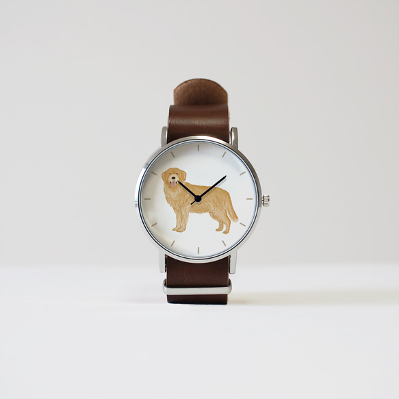ゴールデンレトリバーの腕時計 1枚目の画像