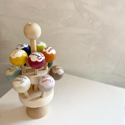 lollipop & candy stand set インテリア おままごと おままごとキッチン 撮影小物 木製おもちゃ 18枚目の画像