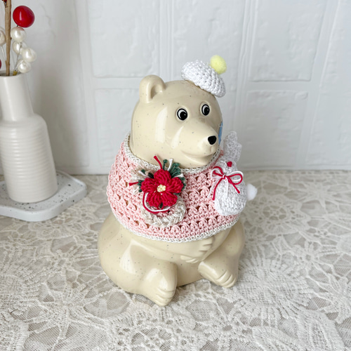 しろくま貯金箱 お正月 しめ縄卯セット その他人形 andante13 通販