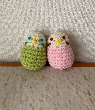 インコさん ヘアゴム あみぐるみ インコの編み方①/あみぐるみ/かぎ針編み - YouTube