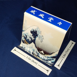 Smartphone stand (Fuji over the great wave ) スマホスタンド「威風堂々」 3枚目の画像