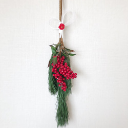 再販 ウォッシュホワイトのリース 34センチ リース Riche 通販 1457571