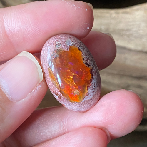 カンテラオパール ルース 28 母岩付きオパール 天然石 天然石 HaRuKy