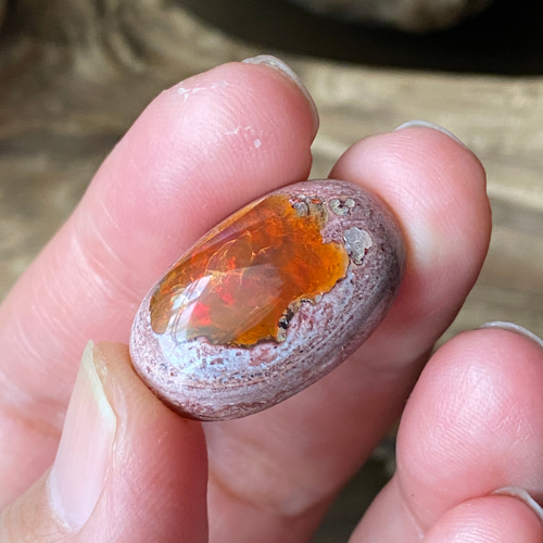 カンテラオパール ルース 28 母岩付きオパール 天然石 天然石 HaRuKy