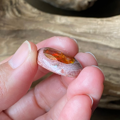 カンテラオパール ルース 28 母岩付きオパール 天然石 天然石 HaRuKy