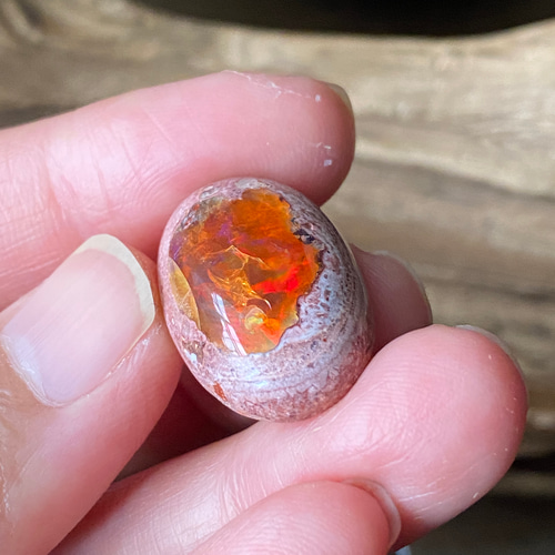 カンテラオパール ルース 28 母岩付きオパール 天然石 天然石 HaRuKy