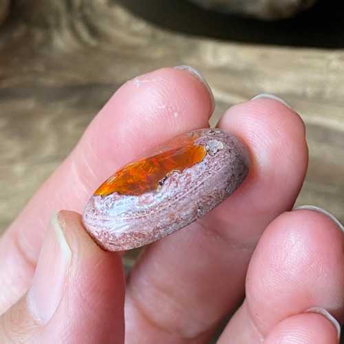 カンテラオパール ルース 28 母岩付きオパール 天然石 天然石 HaRuKy