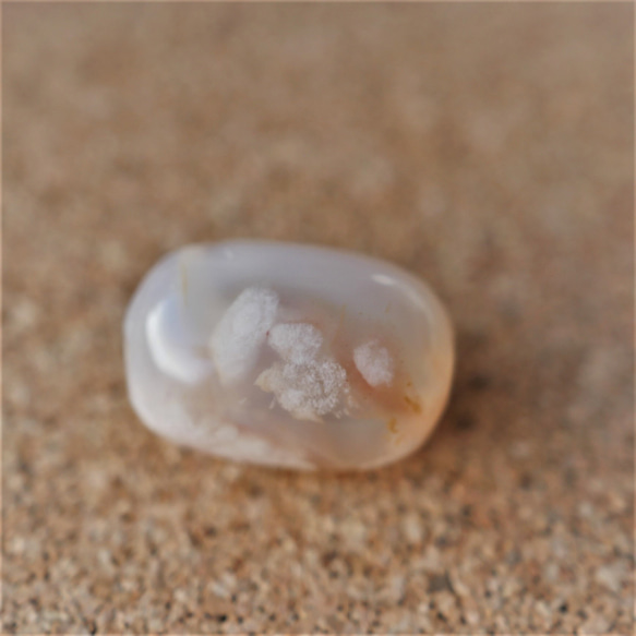 天然石　高品質　桜瑪瑙（さくらめのう）　天珠　1個　18ｍｍ　再販9回目 4枚目の画像