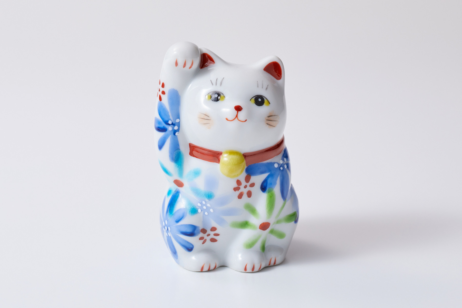 招き猫　花の宴-utage-青