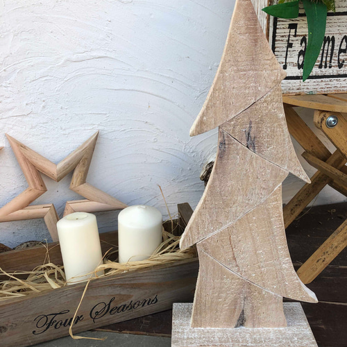 在庫処分セール 【限定】クリスマスツリー 古木風 コンビネーション