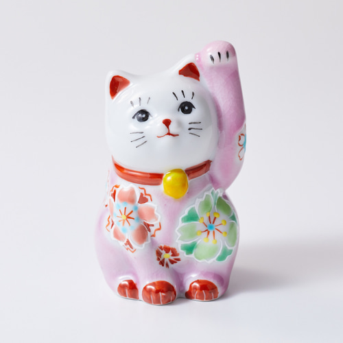ピンクの猫 マザーガーデン さわってねこちゃん＆バスケット / Mother