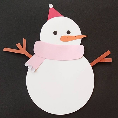 2024年新作 雪だるま 壁面飾り クリスマス メッセージカード shop crow 型紙 コスプレ衣装