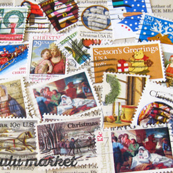 外国切手（アメリカ）クリスマス 20枚　po-159 1枚目の画像