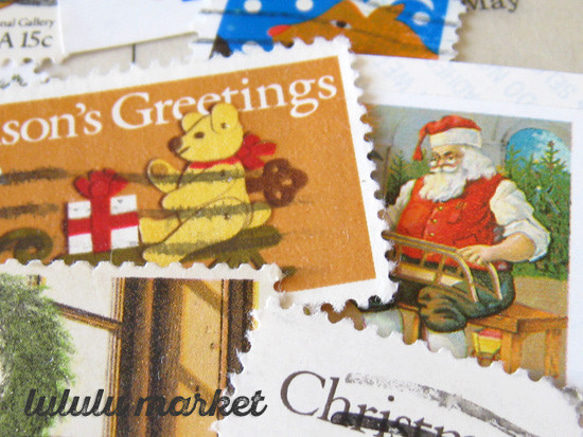 外国切手（アメリカ）クリスマス 20枚　po-159 2枚目の画像