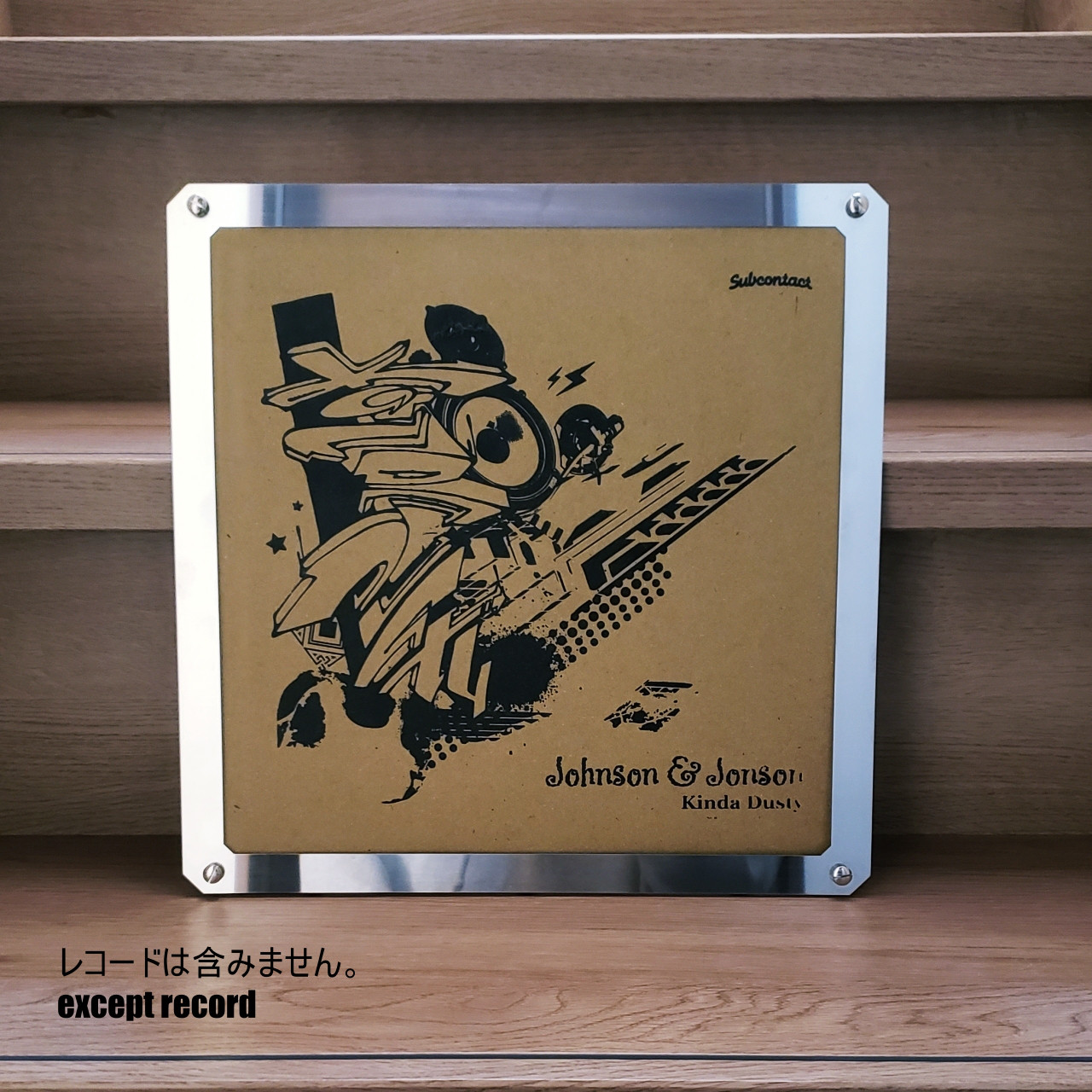 グラフィックアート レコードプレーヤー フレーム付き