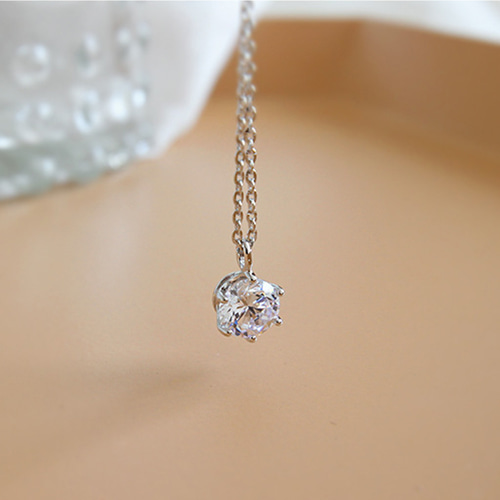 天然ダイヤモンド　Silver925 ネックレス 未使用保管品 天然ダイヤモンド Silver925 ネックレス 未使用保管品