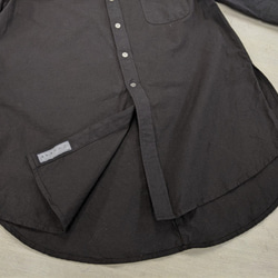 &lt;OSOCU&gt;赤塔棉布襯衫剩餘布圖形設計名古屋黑紋染色升級再造 第5張的照片
