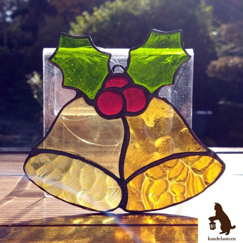 再販】オーナメント（クリスマス_ベル）ステンドグラス サン