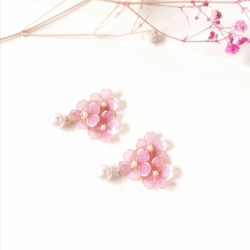 満開桜ピアス2 3枚目の画像