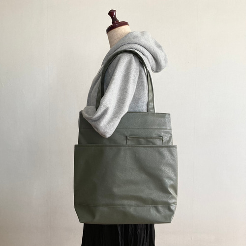 PORTER トートバッグ オリーブ（キャンバストートバッグ