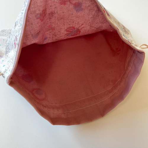 リバティ×ミナペルホネン コラボ生地【メモリーズオブレイン】巾着