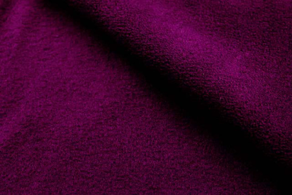 プレミアムフリース生地　濃紫　【ネコポスはできません】　f207 2枚目の画像