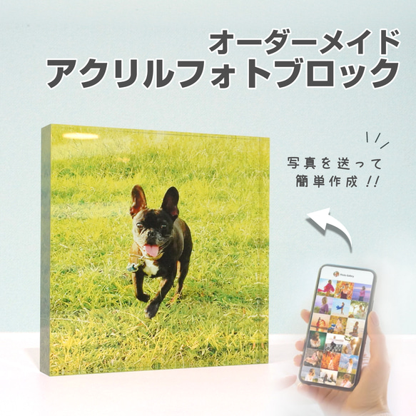 犬　猫　ペット　かわいい　記念写真　アクリル　ペットフォト　写真立て　ハンドメイド　フォトフレーム　#D01 1枚目の画像