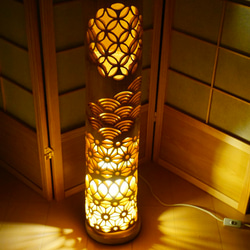 竹灯り・竹あかり・竹灯籠・竹灯篭・竹ランプ   ～～ 繊細彫り★桜灯籠★～～ 竹灯り・竹あかり・竹灯籠・竹灯篭・竹ランプ 繊細彫り～～ 癒しの灯り