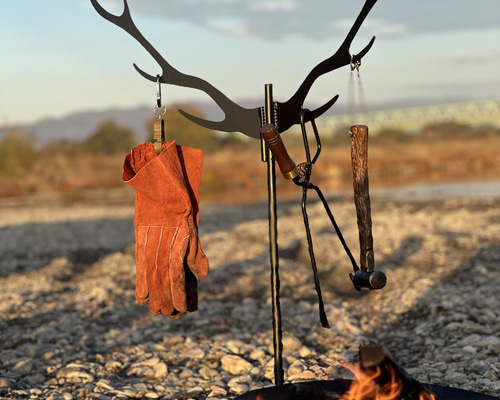 アフロキャンプ DEER HORN カーミットチェアバー 強く