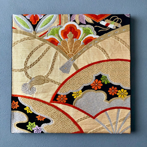 専用◽️002春 着物のファブリックパネル(3セット) サステティナブル 和モダン 着物のファブリックパネル(3セット) サステティナブル 和モダン 専用◽️002春