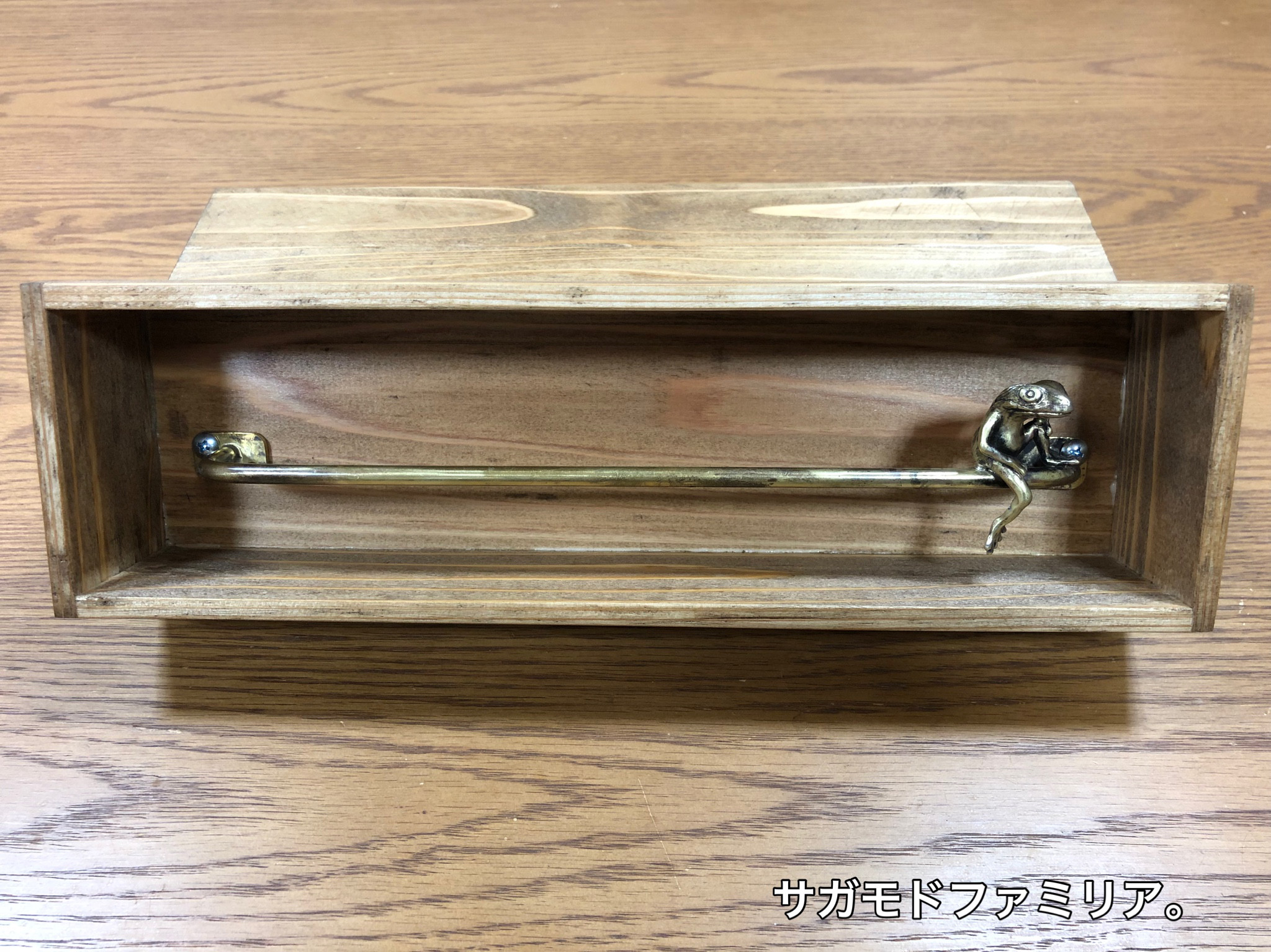 真鍮製多目的ハンガー　＂眺＂ (タオルハンガー)